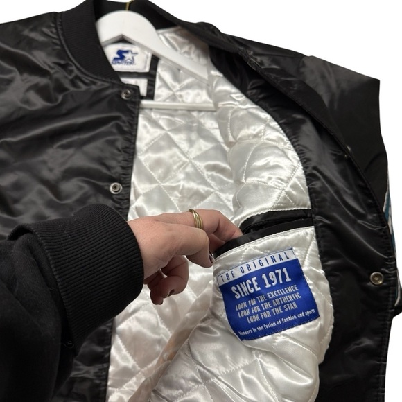 Vtg Starter Jacksonville Jaguars NFL Football Satin Starter Jacket Mens SZ XXL - Picture 9 of 13